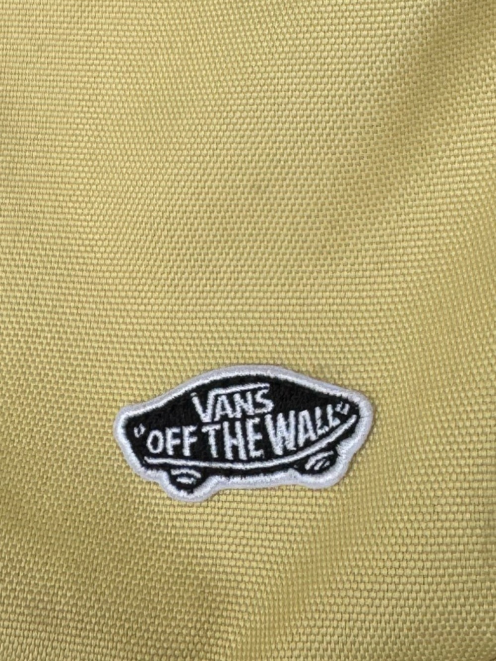 Vans Off The Wall Yellow/white Skateboard Backpack Travel Gym School - Picture 2 of 9